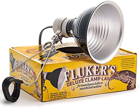 Fluker's Repta-Clamp Lamp — bottom and base construction detail