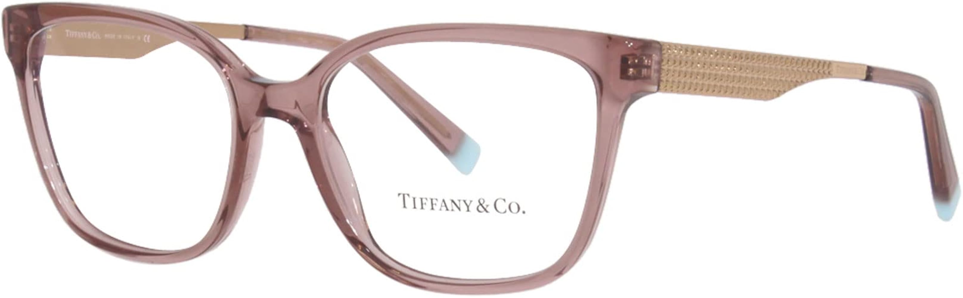 Amazon.com: Eyeglasses Tiffany TF 2189 8297 Pink Brown Transparent