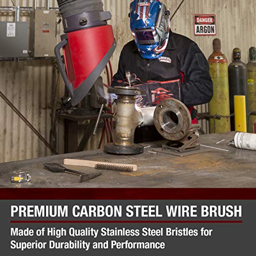 Image of Lincoln Electric 3 x 19 Row Carbon Steel Wire Brush; K3184-1