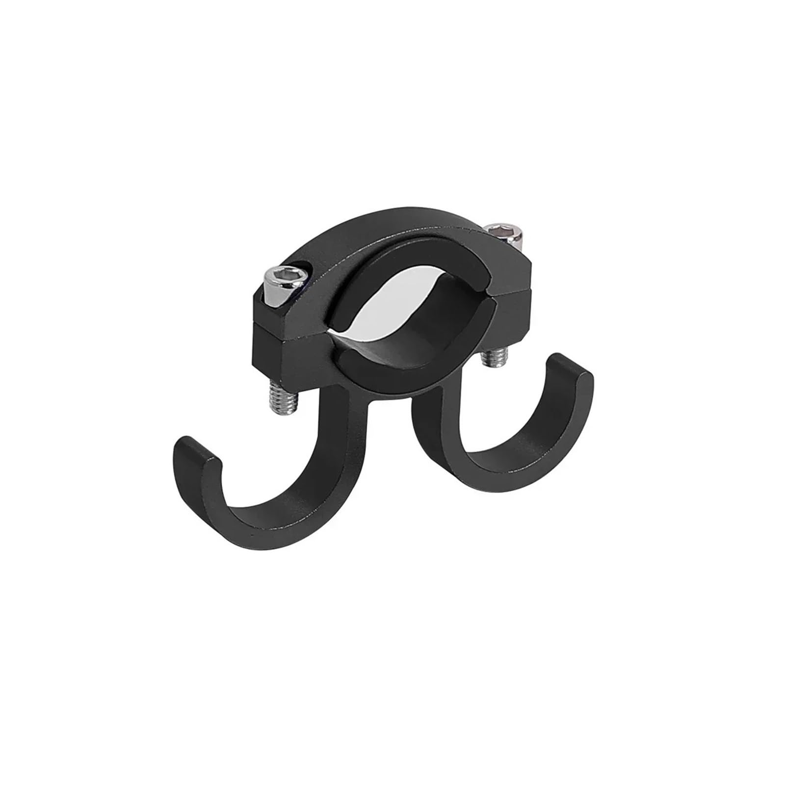 Gancho patinete eléctrico, Compatible for Xiaomi, M365 Pro Mi3 Mi4 4 Ultra Lite, piezas de bolsa colgante aluminio, gancho dispositivo con doble garra ganchos para scooters(Black)