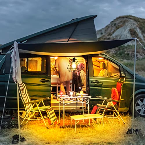 Yumamei Solar Pendant Lights, Solar Powered Shed Light With Pull Cord And Remote For Outdoor Indoor, Solar Chandelier, Gazebo Lights With Adjustable Solar Panel For Yard Patio Balcony Barn Garage #TOP5