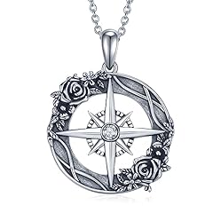 Rose Compass Necklace