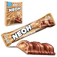 NEOH Zero Added Sugar Crisp and Cream – Milch-Haselnuss-Creme mit Kakaoüberzug | Vegetarisch & Low Carb | 3g Nettokohlenhydrate pro | Die gesunde Alternative (3x22g Crisp n Cream)