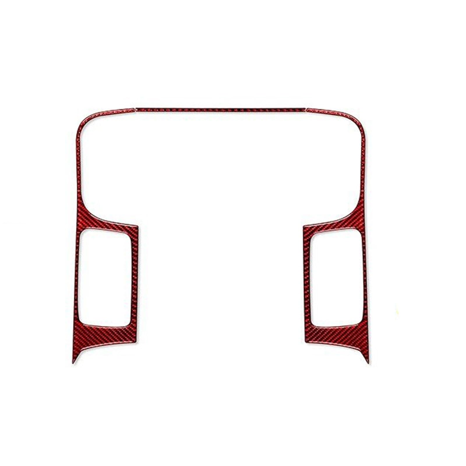 for Dodge for Ram 1500 2013 2014 2015 Accessories Carbon Fiber Car Interior Central Air Outlet Surround Trim Sticker Decoration LHD FRTRGVUVXP(Style B)