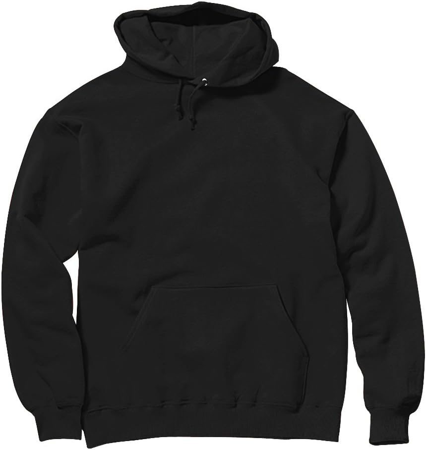 Plain Black Heavyweight Pullover Hoodie Blank Hooded Sweatshirt Unisex Men's