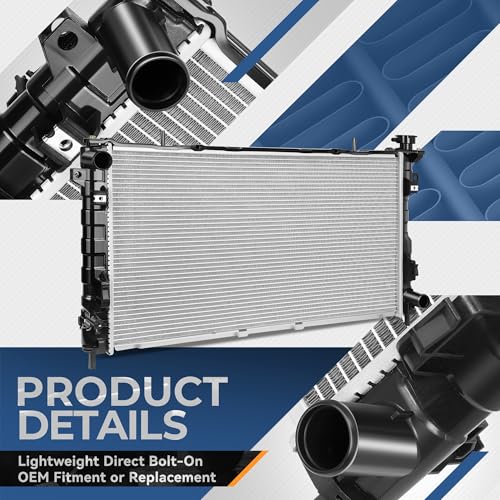 Image of Auto Dynasty 2795 Radiator for 2005-2007 Chrysler Voyager Dodge Caravan | Factory Style 1-Row Cooling Radiator, Fit 3.3L / 3.8L AT, Aluminum Core, DPI 2795