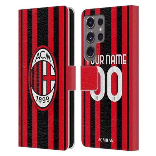 Étui en cuir AC Milan Samsung S24 Ultra luxe et protection intégrale