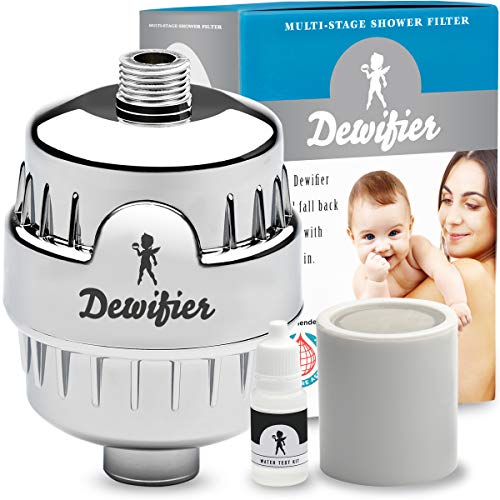 Dewifier Shower Water Softener - Shower Head Filter for Hard Water - Shower