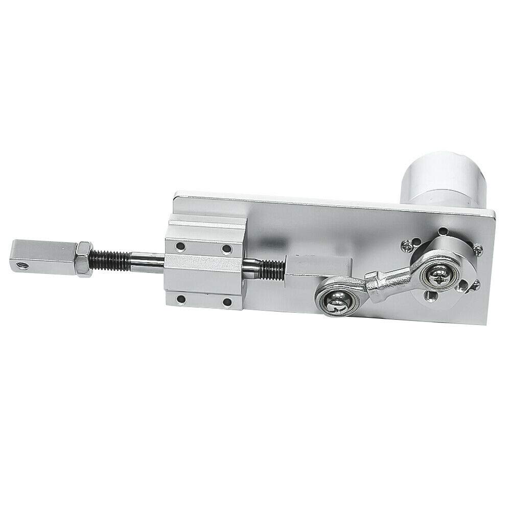 Actuador lineal eléctrico de movimiento, para ciclismo, motor alternativo DC 12 V 24 V con carrera de 12 mm, 16 mm, 20 mm, 12 Volt, 600 rpm., 600