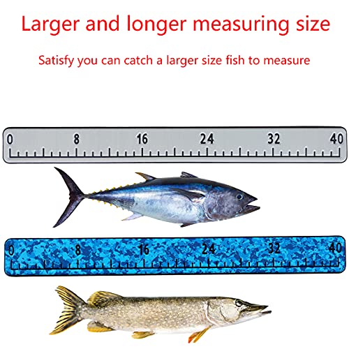 Planche à mesurer de poisson adhésive de 101,6 cm pour kayak