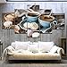 Produktbild SDALD Leinwanddrucke 5 Teilig 200x100CM Auf Leinwand Kaffee-Gourmet-Ideen 5 Teilig Bilder Wandbild Modern Kunstdruck Wanddekoration Canvas Decor Moderne HD Gedruckte Plakate Tableau WandKunst 5 Panel
