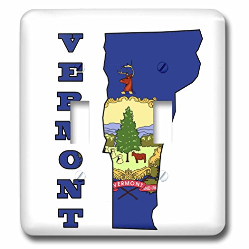 Plaque interrupteur Vermont 3dRose lsp_58766_2 déco USA