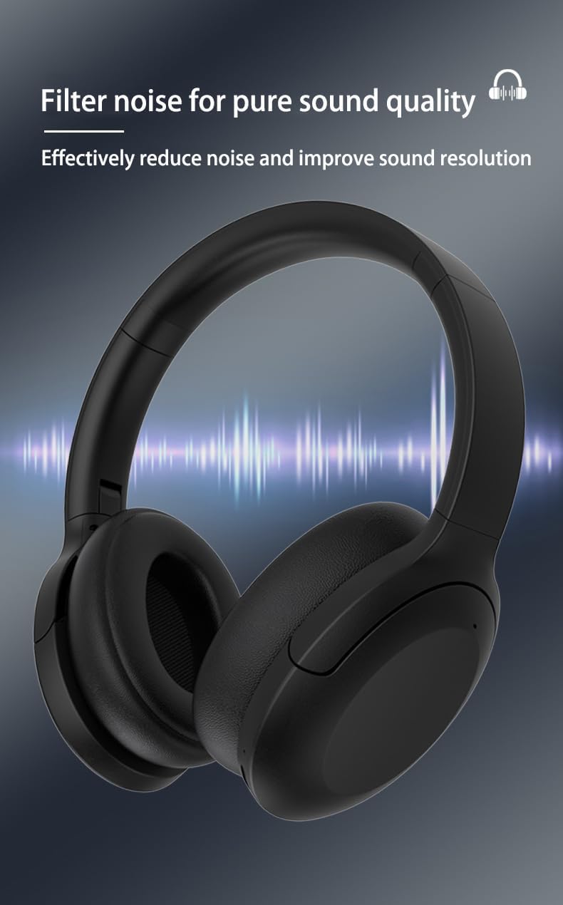 P3965 Gym Headphones for Women Wireless Bluetooth Headphones,Noise-canceling Active Noise Cancelling, 8+ Hours Battery Life Effectively Filtering Out External Noise and Focusing on Music