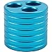 Vanki 1 PC Ego Metal Sucker Stand Base Holder for Vapor Tanks and Battery Vaporizer Pens Ekiss (Electronic Cigarette Personal Vaporizer Ecig Vape Pen NOT Included), Blue 3 holes