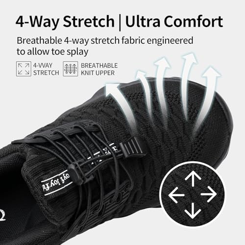 HSQ Boys Girls Tennis Shoes Kids Breathable Lightweight Sneakers Lace-Stud Athletic Running Shoes for Toddler Little Kid Big Kid Black Size 42