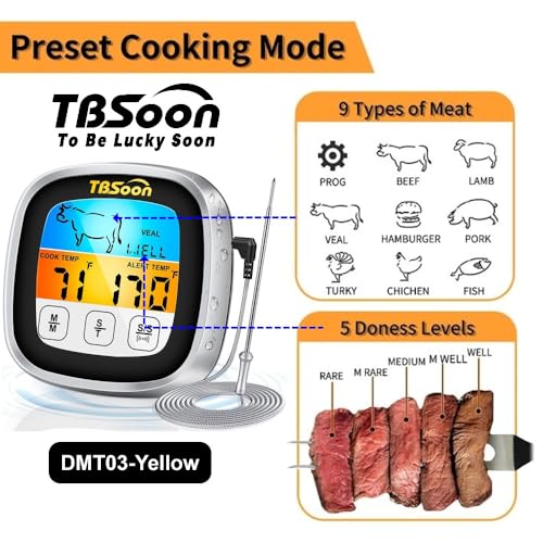 Termómetro de cocina de escritorio digital DMT03 de sobremesa 4