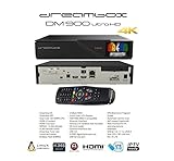 DreamBox 900 UHD 4K E2 Linux Dual DVB-C/T2 Twin Kabel/Terrestrisch Receiver Schwarz 2160p PVR