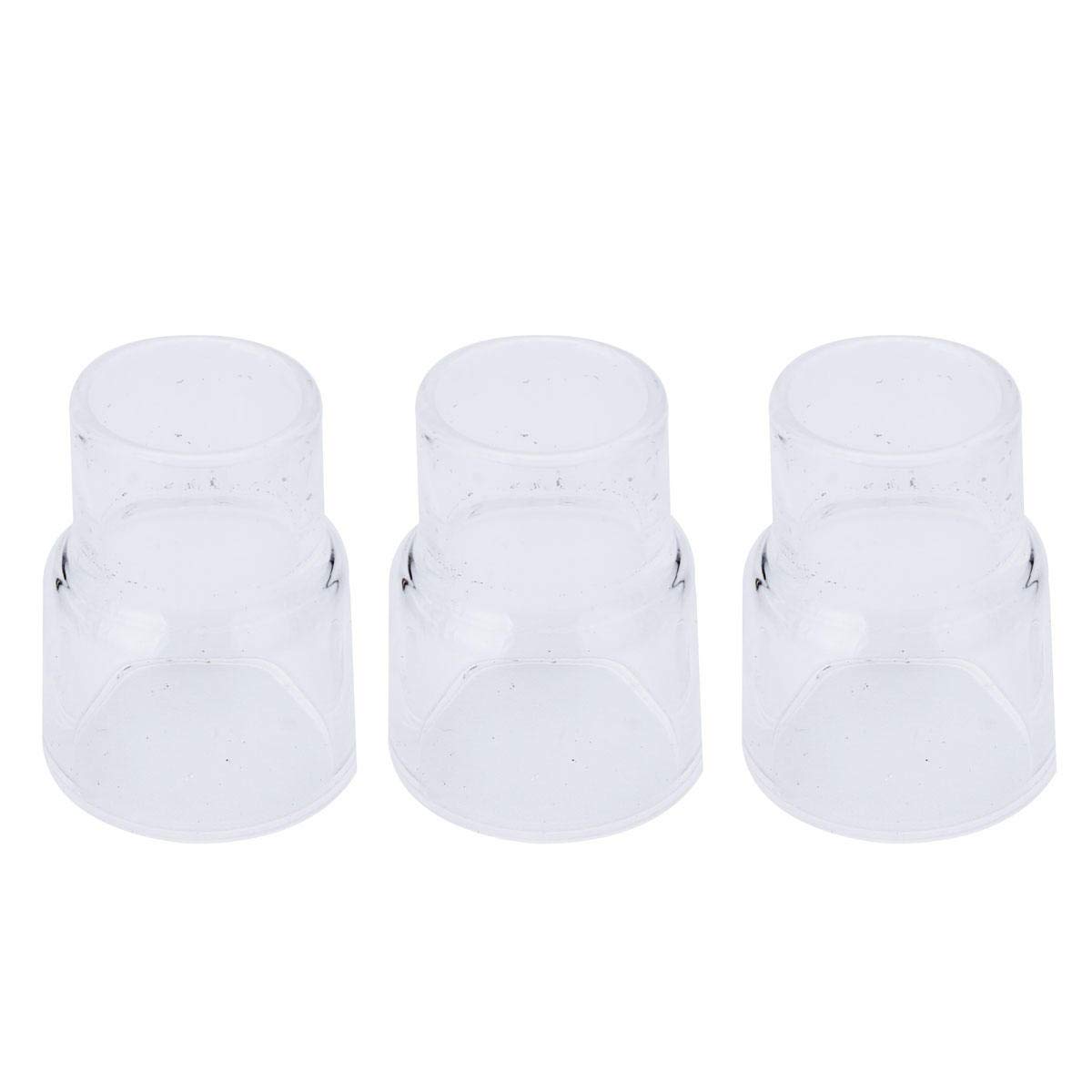 KingLan 40 sztuk soczewek gazowych Stubby 10 12 Pyrex Cup Kit do serii Tig Wp-9/20/25