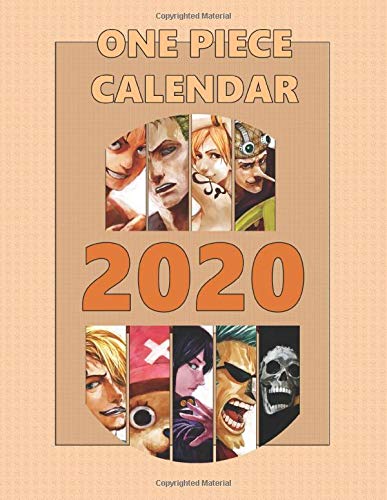 One Piece Calendar Full Calendar Planner With Images Quotes 8 5 X 11 Anime Calendar One Piece Buy Online In Guatemala At Desertcart