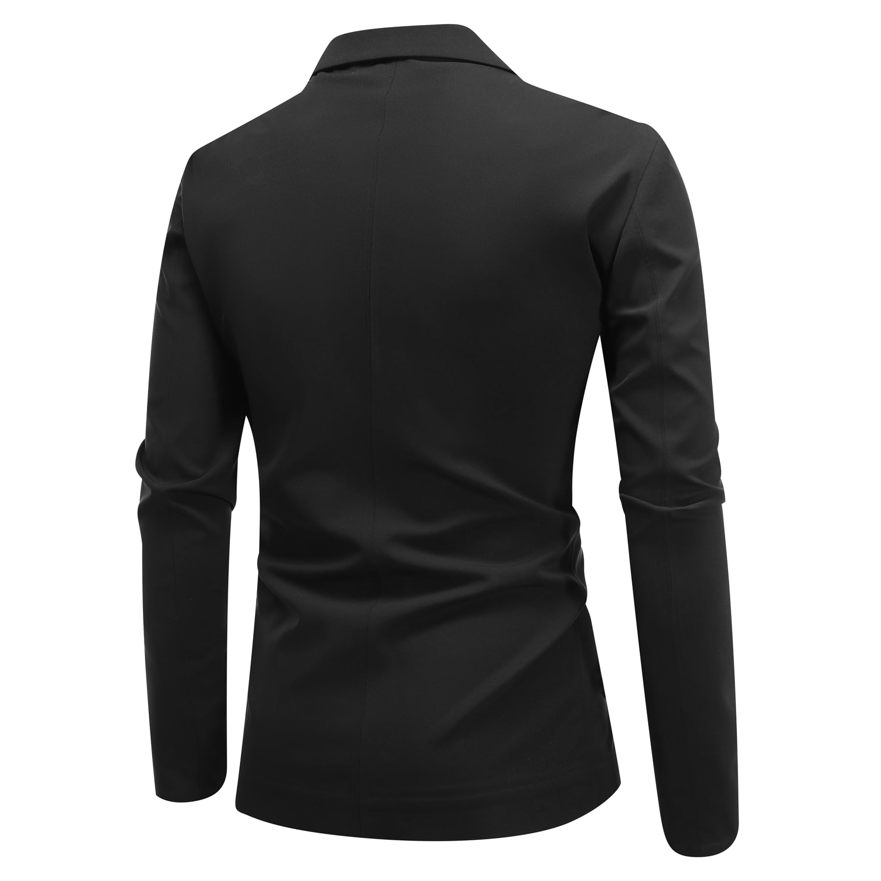 Allthemen Herren Anzug Elastisch 2 Teilig Anzüge Stretch Casual Regular Fit | Hochzeit Business, Sakko Hose, 2 Knopf, Spitzes Revers, Einfarbig, Einreihig, Smoking Set, Modern Fit, Elegant