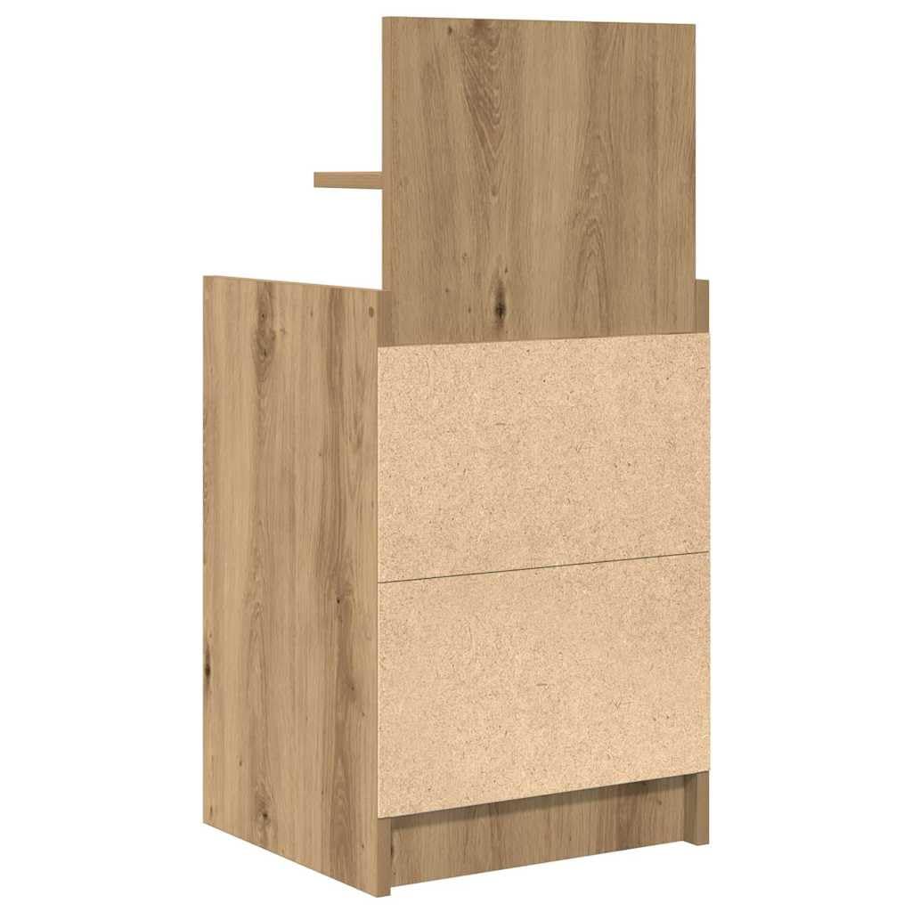 Stilvoller Nachttisch aus Holzwerkstoff mit reichlich Stauraum, robuster Platte und pflegeleichter Oberfläche für Schlafzimmer und Wohnbereich