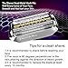 94M Series 9 Shaver Head Replacement Part Compatible with Braun Series 9 Pro Replacement Heads,94M Blades for Braun Series 9 Electric Razors 9290cc,9370cc,9376cc,9293s,9260s,9295cc,9390cc,9330s