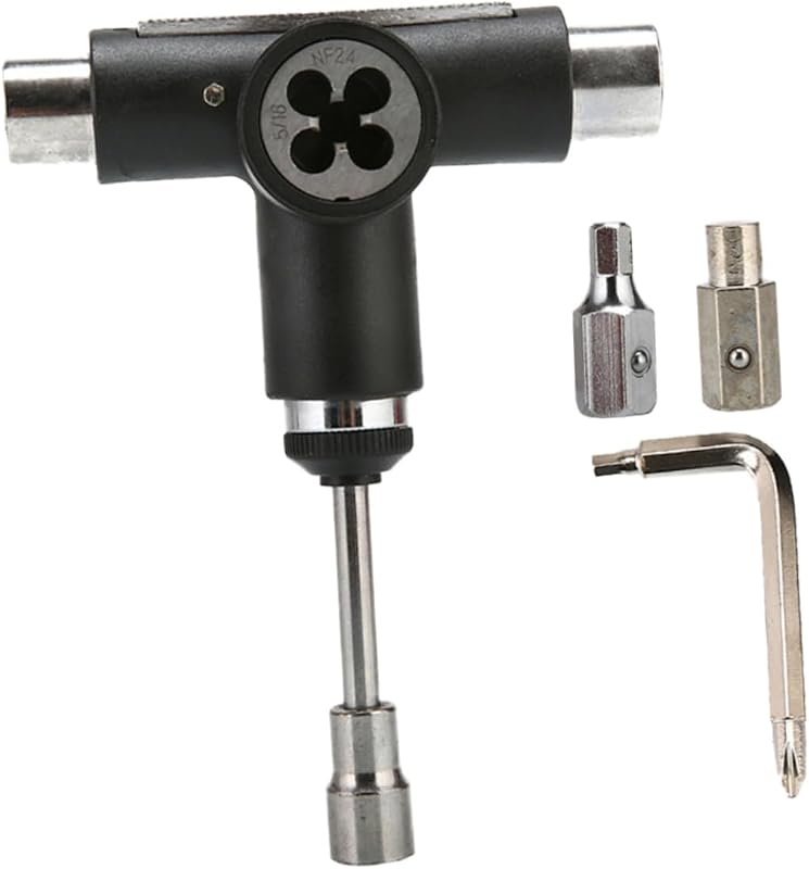 Multi-Function Skateboard t Tool Skate Board Portable Skate Tool T-Tool for Skateboard All in One Skate