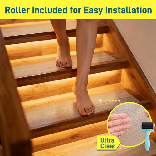 anti slip tape clear waterproof outdoorindoor with roller 434 x 35ft non slip traction grip tape for bathtubs boats stairs pools transparent soft comfortable for bare feet 434 x 3539