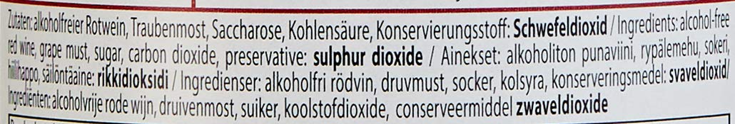 Schloss Sommerau Alkoholfreier Rotwein lieblich (6 x 0.75 l)
