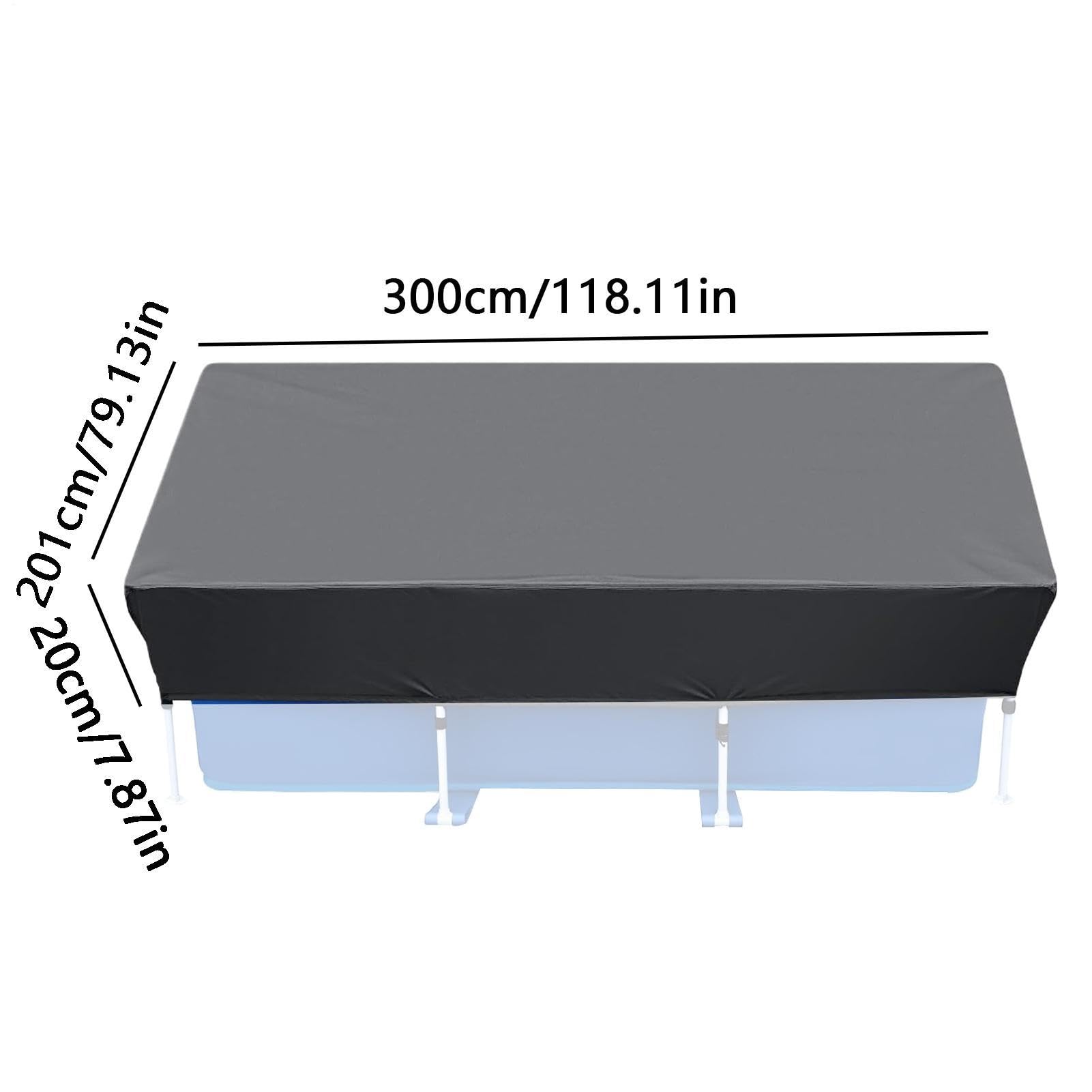 Copertura Piscina Rettangolare Telo In Tessuto Oxford 210D Impermeabile Con