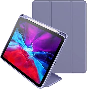 Amazon ベルモンド 全8色 Ipad Pro 12 9 第5世代 21 ケース パープル ペン収納 ペンホルダー付き スタンド機能付き かわいい 手帳型 全面保護 傷つき防止 オートスリープ対応 保護カバー アイパッド Bellemond Ipadpro12 9 21 B0421 Pp Bellemond ベルモンド
