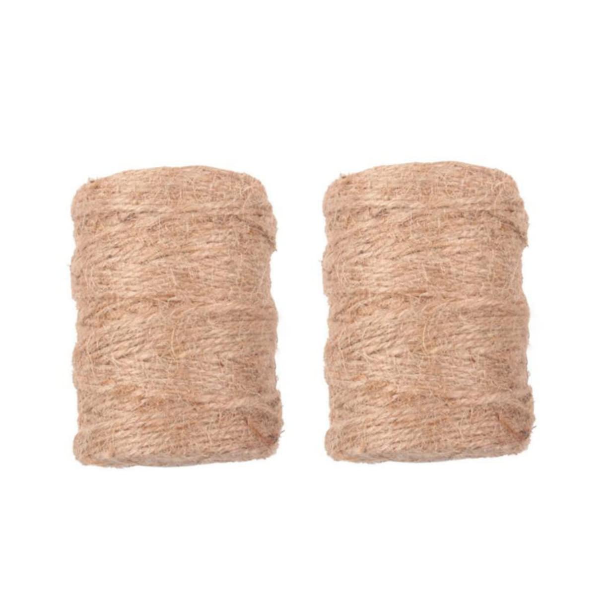 Corde de jute pour emballage de cadeaux et décoration de table bohème