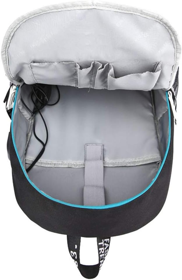 Anime Backpack Daypack Student Bag School Bag Bookbag with USB Charging Port for Bungo Stray Dogs Cosplay