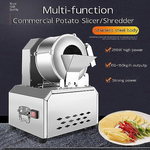 Cortadora y ralladora eléctrica de acero inoxidable 200W miniatura 2