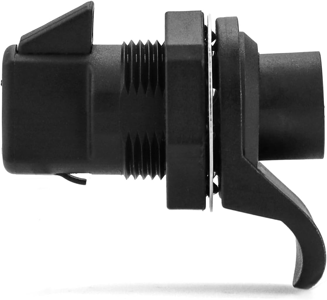 QWORK 4 Pack Push Button Latch for Boat/Motorcycle Glove Box Locks, Push-to-Close Latches