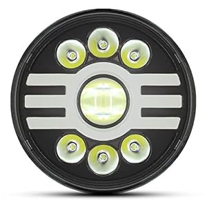 Autofy 6 MONTHS WARRANTY 7 Inch Headlight For Royal Enfield Classic Electra Standard Himalayan Bike Motorcycle Mahindra…