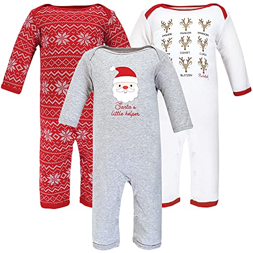 Image of Hudson Baby Baby Cotton Union Suit, 3 Pack