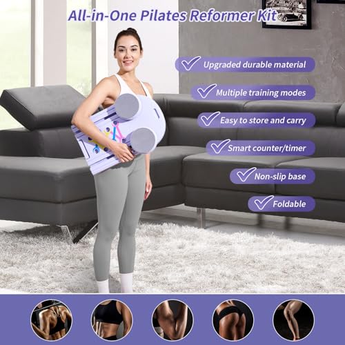 WANFUN Pilates Board Reformer Premium 15-in-1 Upgraded Foldable の商品画像 2