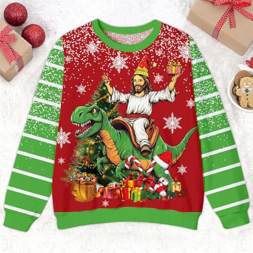 Go Jesus It’s Your Birthday Funny Jesus Ugly Christmas Sweater, Happy Birthday Jesus Party Size S-5XL3