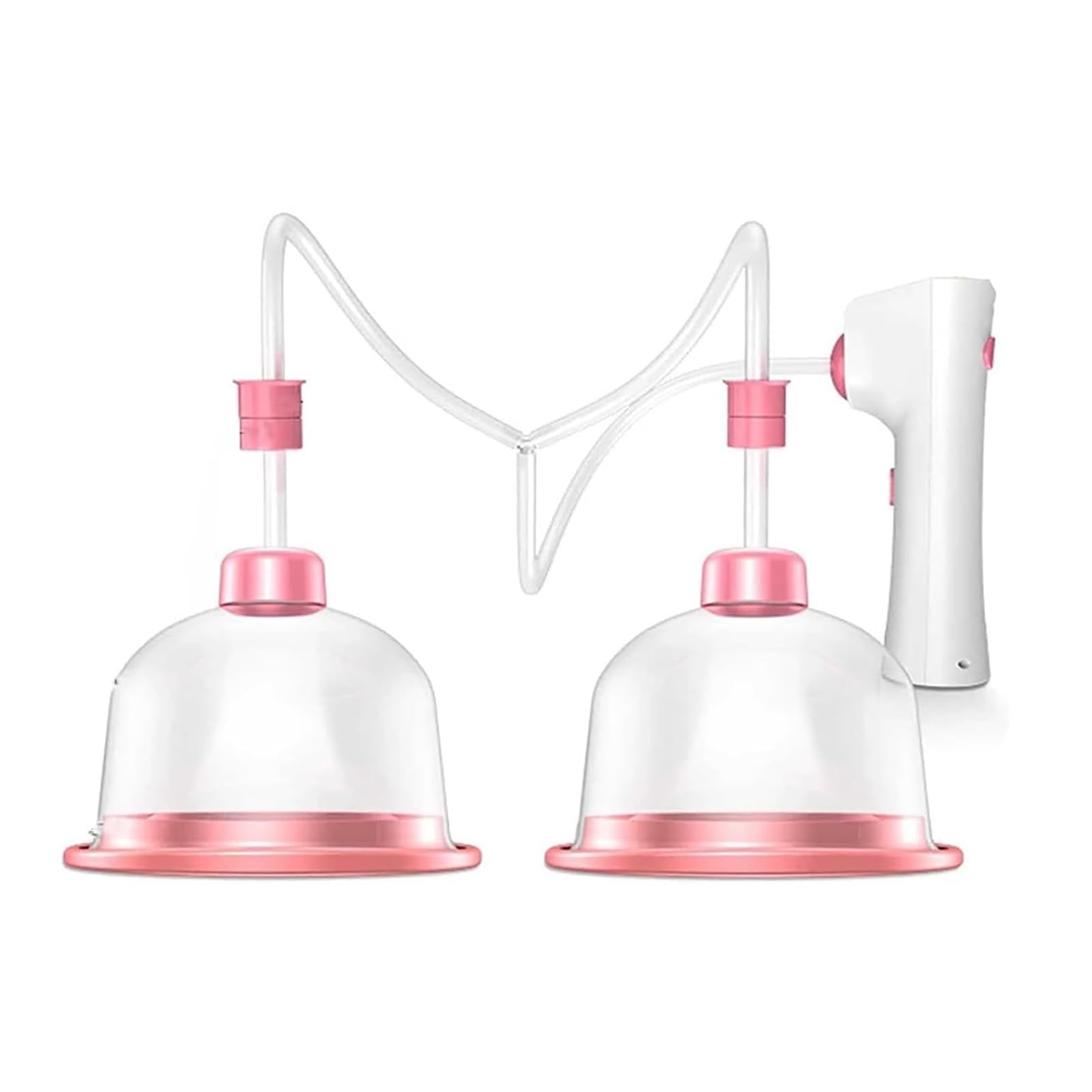 Breast Vacuum Pumps & Enlargement Machine - Electric Massager for Fast Growth, Double Cup Therapy, Bust Lift Enhancer with USB Charging,13.5 CM