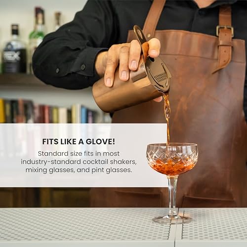 image for A Bar Above Hawthorne Strainer for Cocktails, Bar Strainer Cocktail, w