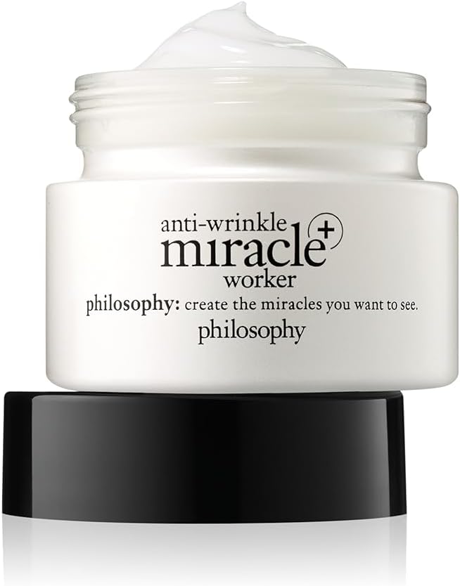 anti-wrinkle miracle worker line-correcting face moisturizer - with vitamin C & hyaluronic acid - instantly improves skin smoothness and radiance