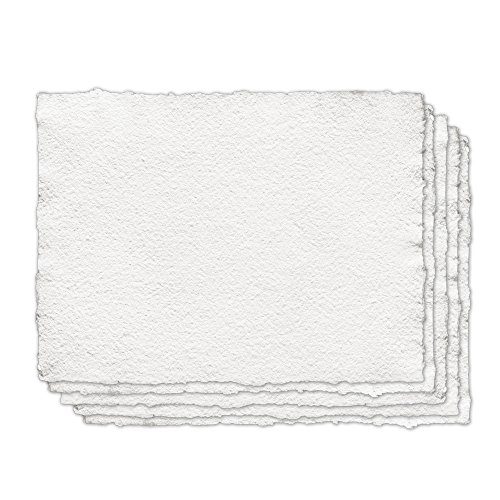 Papel hecho a mano Indigo Artpaper 100% algodón contra la deformación en medios mixtos