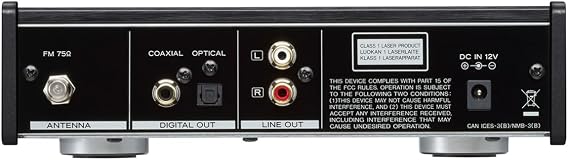 Teac PD-301DAB-X CD Player with DAB/FM Tuner, Silver,026936