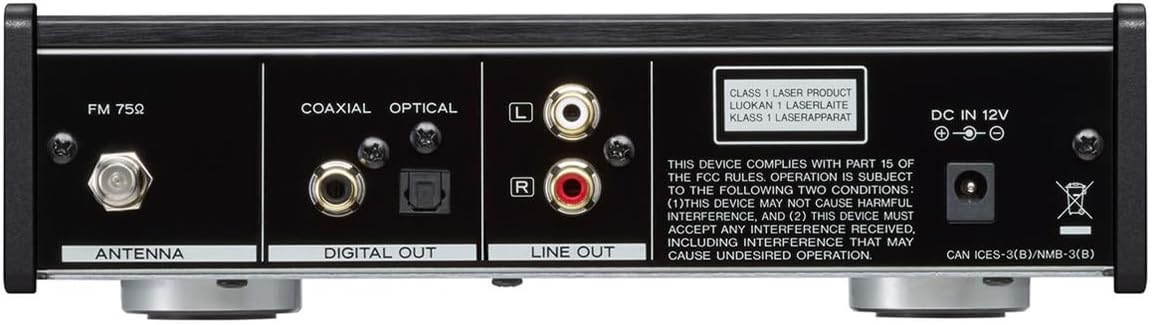 Teac PD-301DAB-X CD Player with DAB/FM Tuner, Silver,026936
