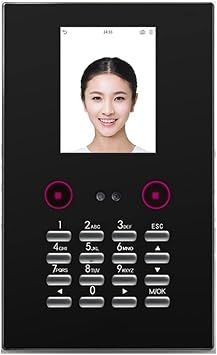 Biometric Face & Fingerprint Attendance Machine, 2.8" TFT Color Screen, USB Time Clock, Employee Time Recorder, Facial Recognition, Office System