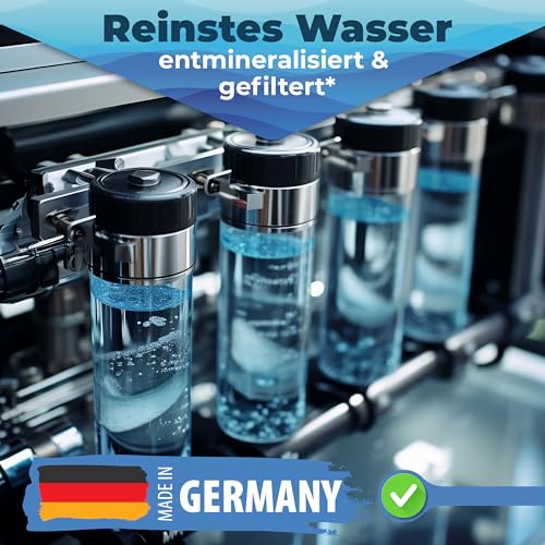 15L Qindoo CPAP Wasser für Sauerstoffgeräte CPAP-Geräte Atemgasbefeuchtung, Inhalationsgerät, Luftbefeuchter Wasser, Kosmetik-Bedampfer (15 Liter)
