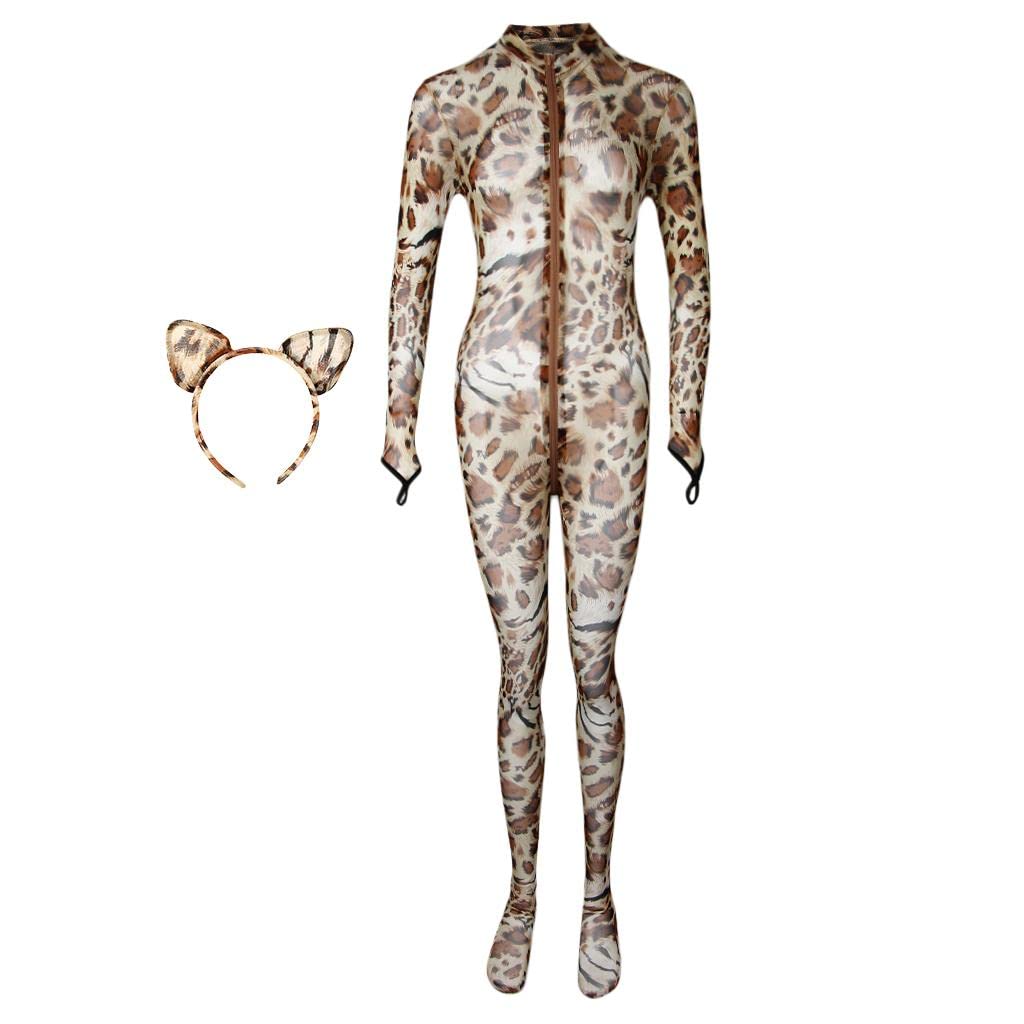 Enakshi Women Open Crotch Bodysuit Zipper Long Sleeve Catsuit Jumpsuit Clubwear|Clothing Shoes & Accessories|Womens Clothing| & Sleep |Package Includes:1 Piece Women Bodysuit-image-13