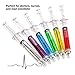 Allures & Illusions Syringe Pen , Mixed Color 60 Count(Pack of 1)