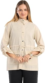 كارينا جاكيت قطن بقصة عادية للنساء